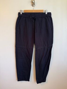 Preowned Women’s Size 6 J.Crew Black Linen/cotton jogger pants